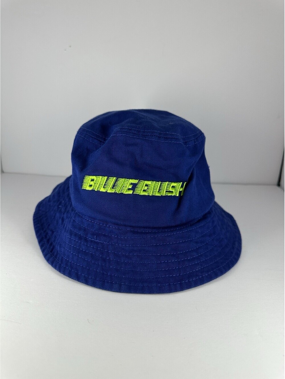 Billie Eilish Bucket Hat Blue And Lime green One size